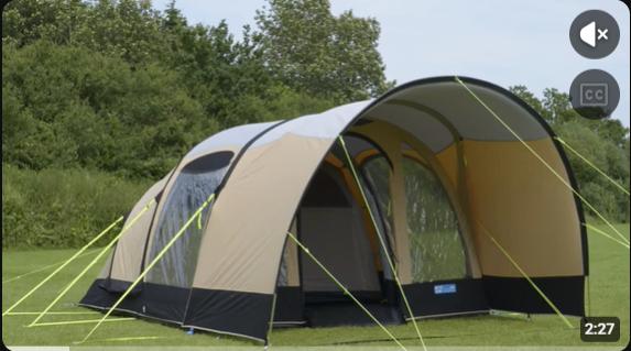 GEZOCHT: Kampa brean Air 4 Classic pro luifel, Ophalen of Verzenden, Zo goed als nieuw, Tot en met 4