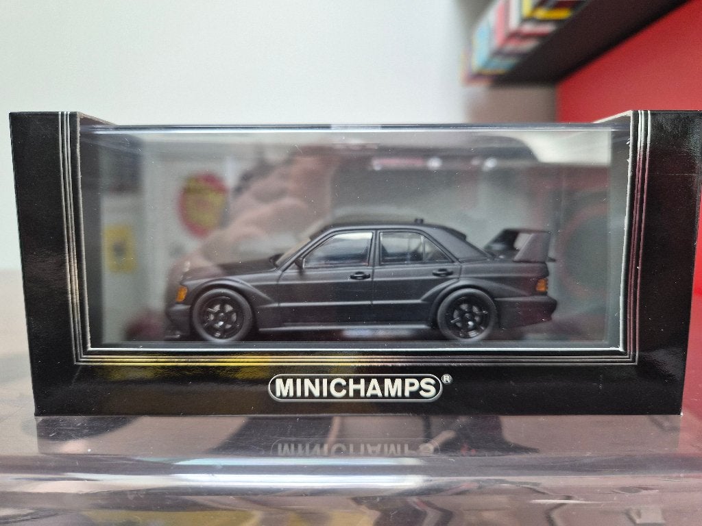 Minichamps Mercedes-Benz 190E "homologation in Black"  1/43, Ophalen of Verzenden, Zo goed als nieuw, Auto, MiniChamps