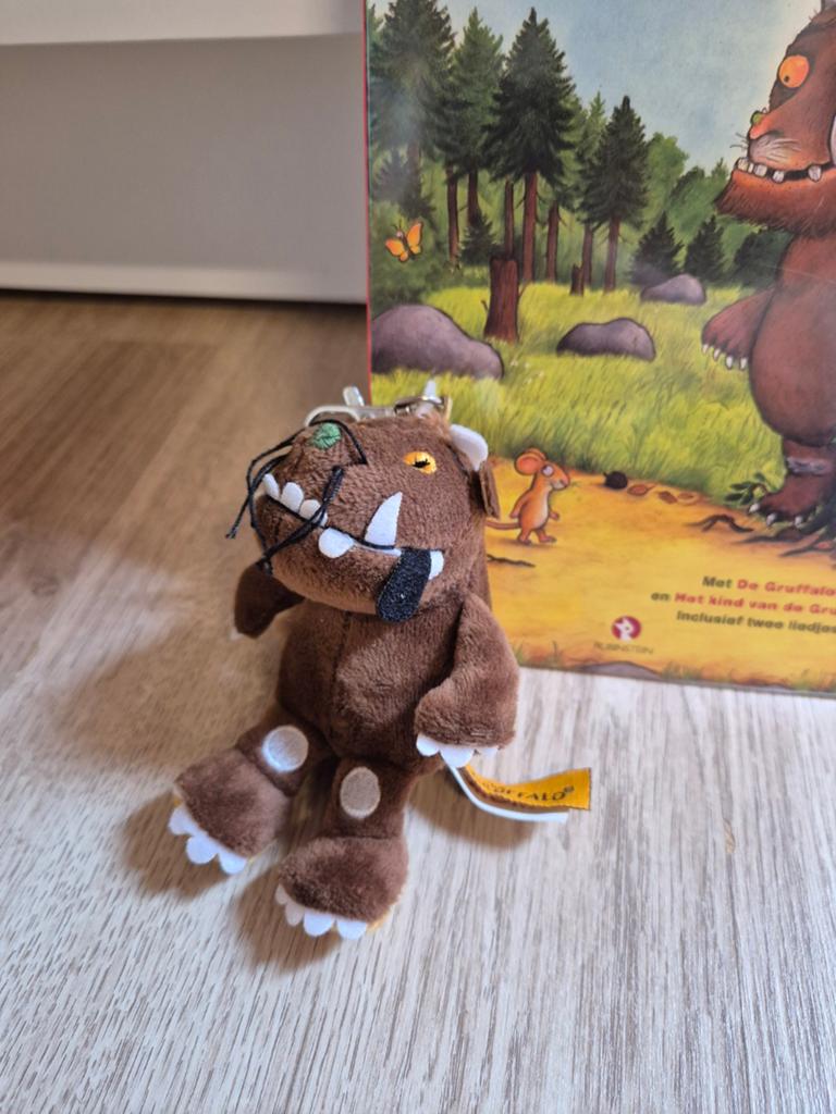 De Gruffalo sleutelhanger knuffeltje met luisterboek, Ophalen of Verzenden