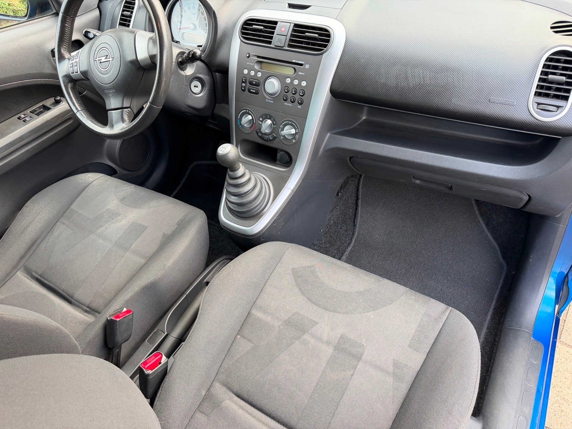 Opel Agila 1.0 Edition |AIRCO|APK NIEUW|WEINIG KM, Auto's, Gebruikt, Met garantie (alle), Blauw, 996 cc