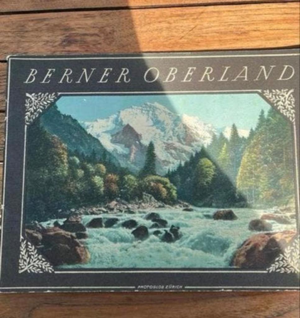 Prachtig oud exemplaar Berner Oberland - Photoglob Zürich, Europa, Ophalen of Verzenden, Reisgids of -boek, Gelezen