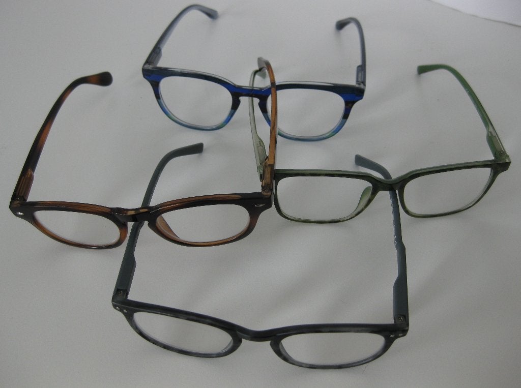 Leesbrillen 4 stuks assorti kleuren sterkte + 3.0, Sieraden, Tassen en Uiterlijk, Overige Accessoires, Ophalen of Verzenden, Nieuw