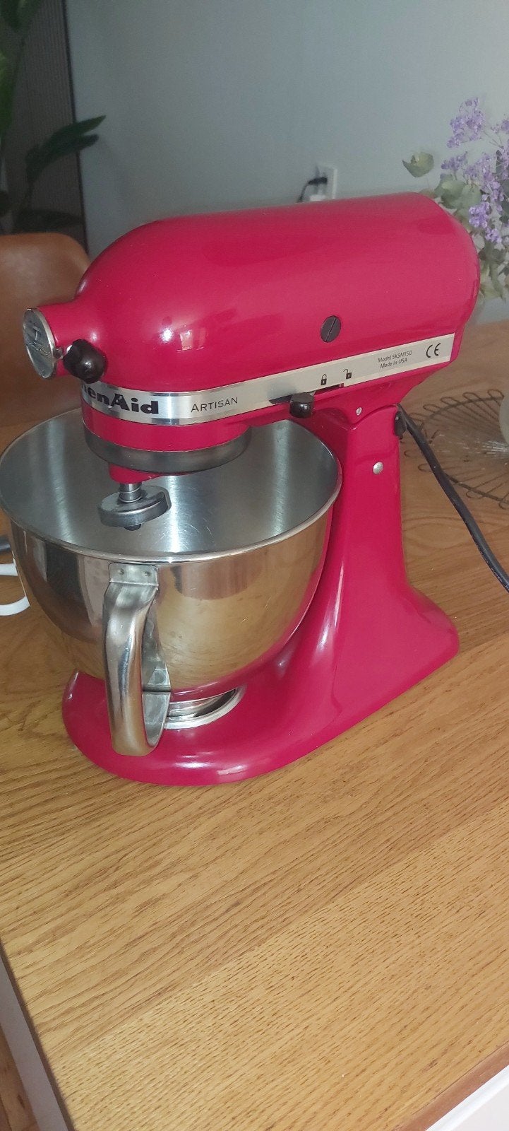 Kitchenaid artisan keuken machine mixer kleur rood, Witgoed en Apparatuur, Keukenmixers, 4 liter of meer, Ophalen of Verzenden
