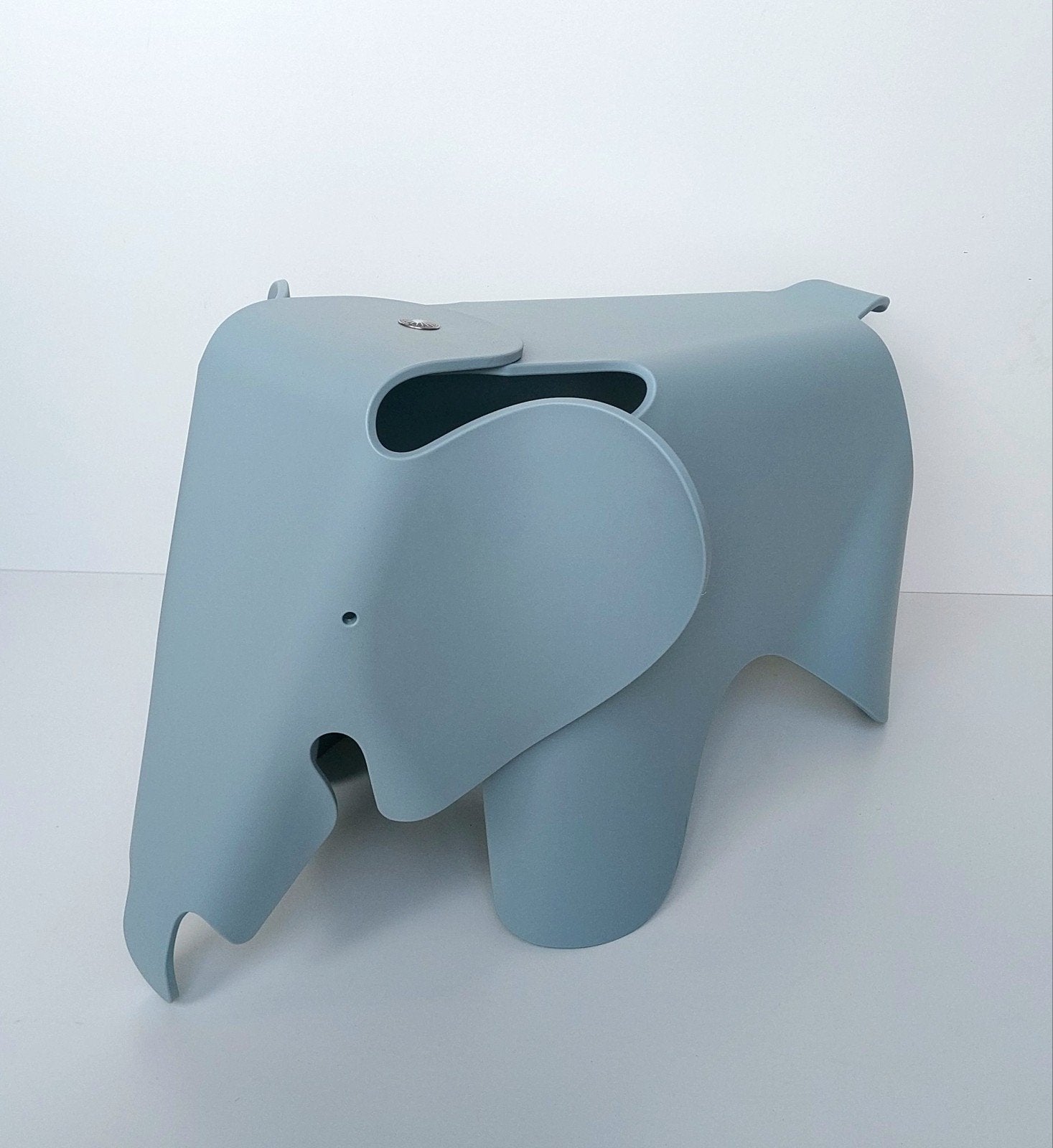 Vitra Eames Design Elephant BIG  Olifant Kruk Kinderstoel, Ophalen, Grijs, Kunststof, Gemerkt