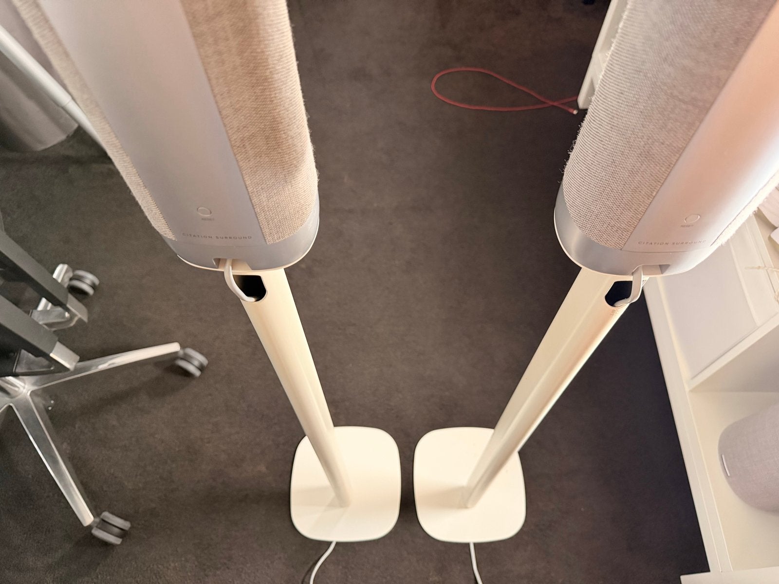 Harman Kardon Citation surround speakers met vebos standaard, Afstandsbediening, Ophalen of Verzenden, Zo goed als nieuw, 60 tot 120 watt