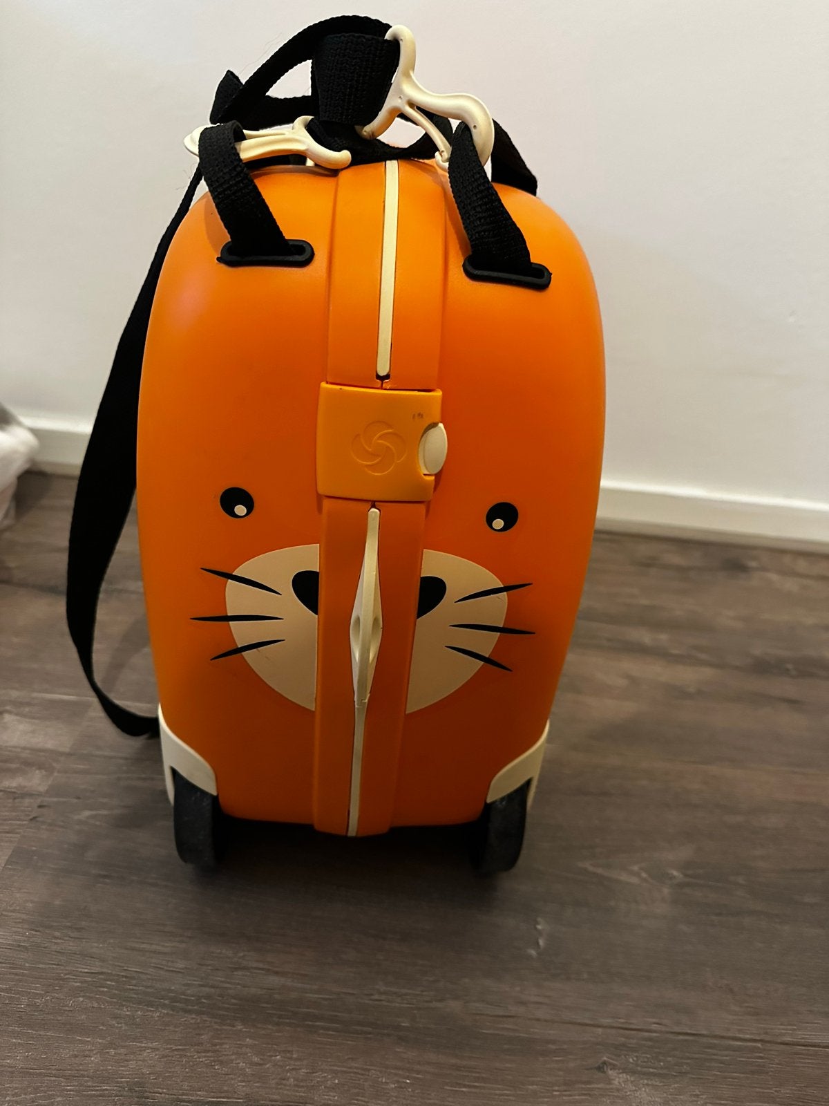 Samsonite Kinderkoffer Tijger - Oranje met Wieltjes, 40 tot 60 cm, Gebruikt, 20 tot 30 cm, Oranje