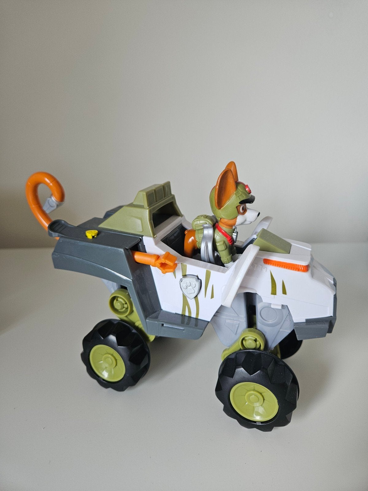 Paw Patrol Tracker's Jungle Cruiser met figuur, Kinderen en Baby's, Ophalen of Verzenden, Zo goed als nieuw