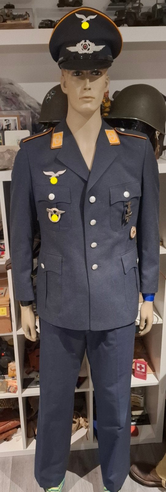 Te koop: repro luftwaffe uniform, Ophalen of Verzenden, Luchtmacht, Duitsland, Kleding of Schoenen