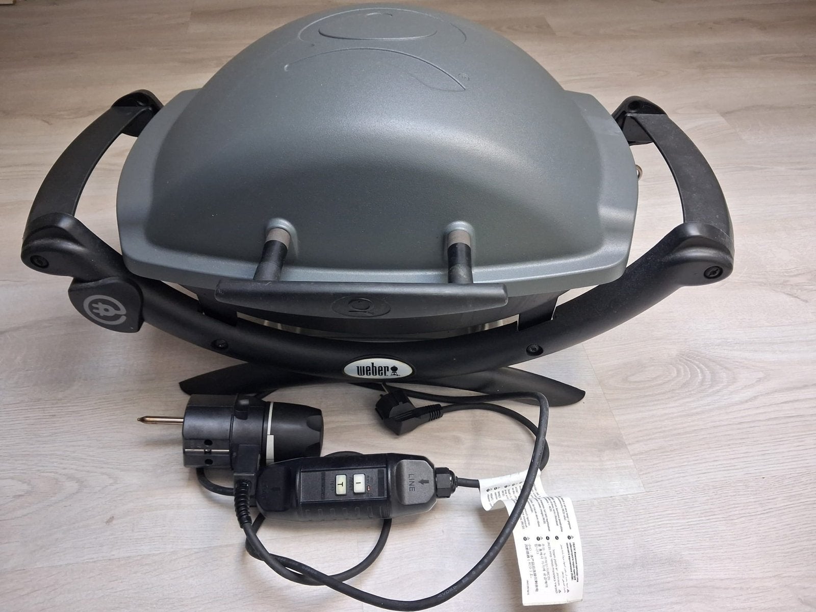 Elektrische Weber Barbecue Q1400 - Zo goed als nieuw, Tuin en Terras, Ophalen of Verzenden, Zo goed als nieuw