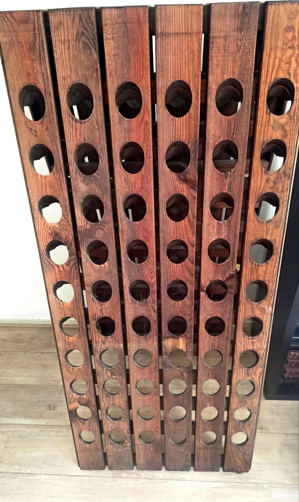 Handgemaakt wijnrek, Ophalen, Hout, 75 cm of meer