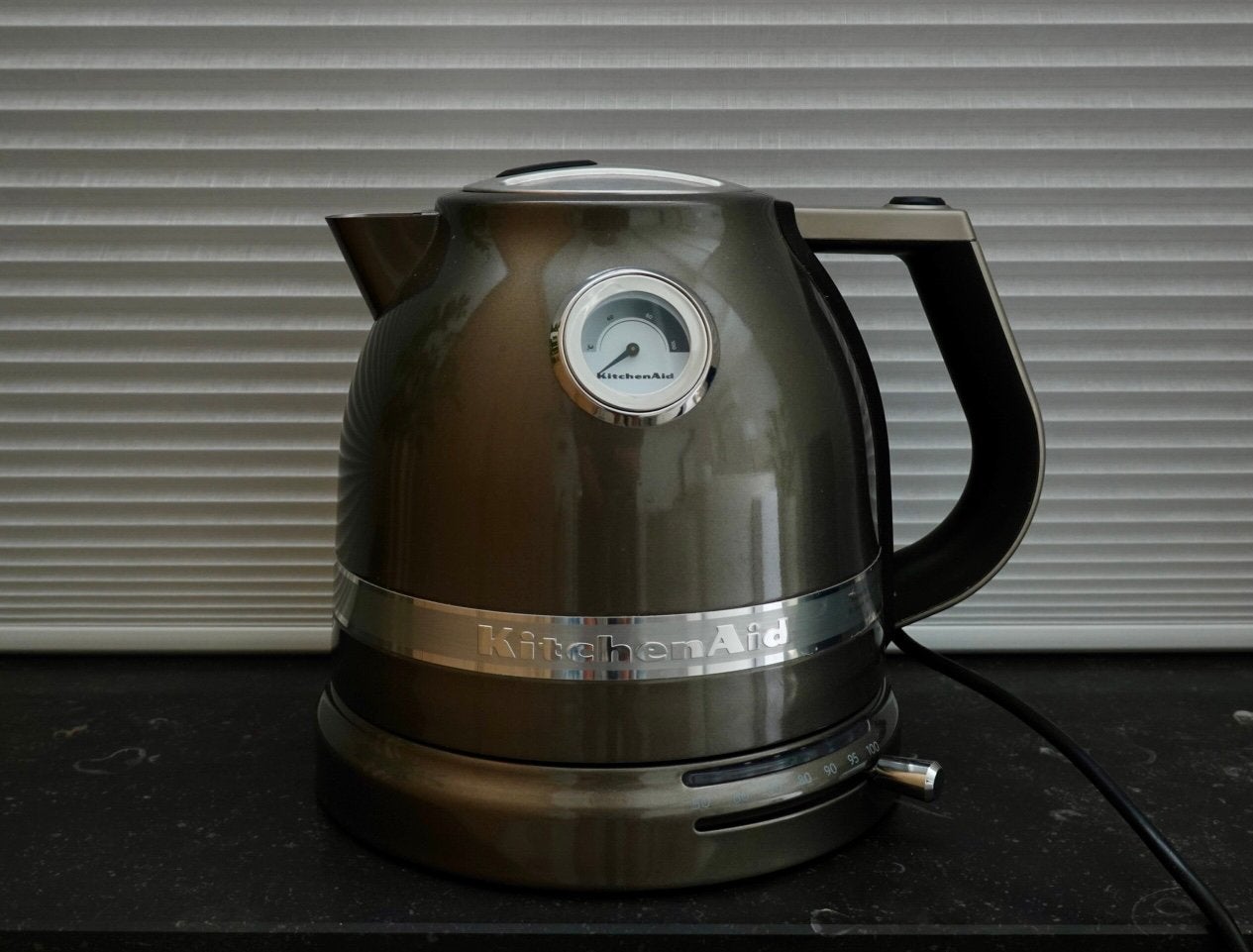 Waterkoker Kitchenaid, Witgoed en Apparatuur, Waterkokers, 1 tot 2 liter, Ophalen of Verzenden, Zo goed als nieuw