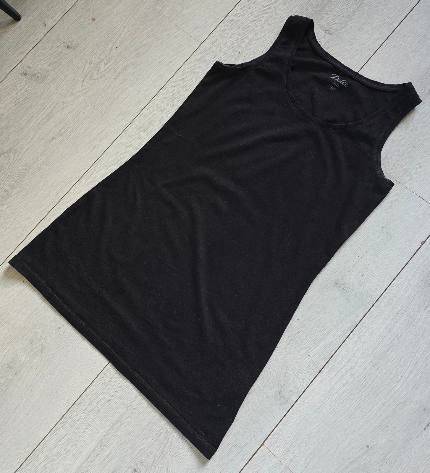 Zwart Dolce Bella lange mouwloos top maat M, Maat 38/40 (M), Dolce Bella, Zwart, Ophalen of Verzenden