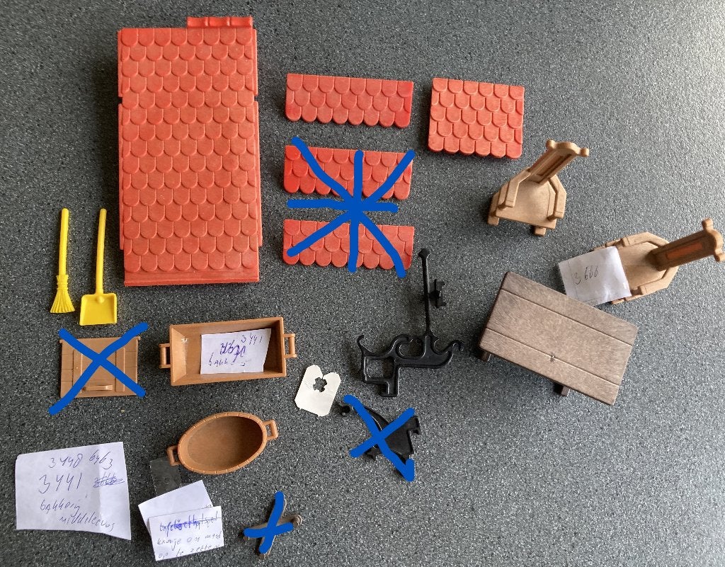 Playmobil onderdelen uit sets Middeleeuw 3441 3448 3666 6463, Ophalen of Verzenden, Zo goed als nieuw, Losse onderdelen
