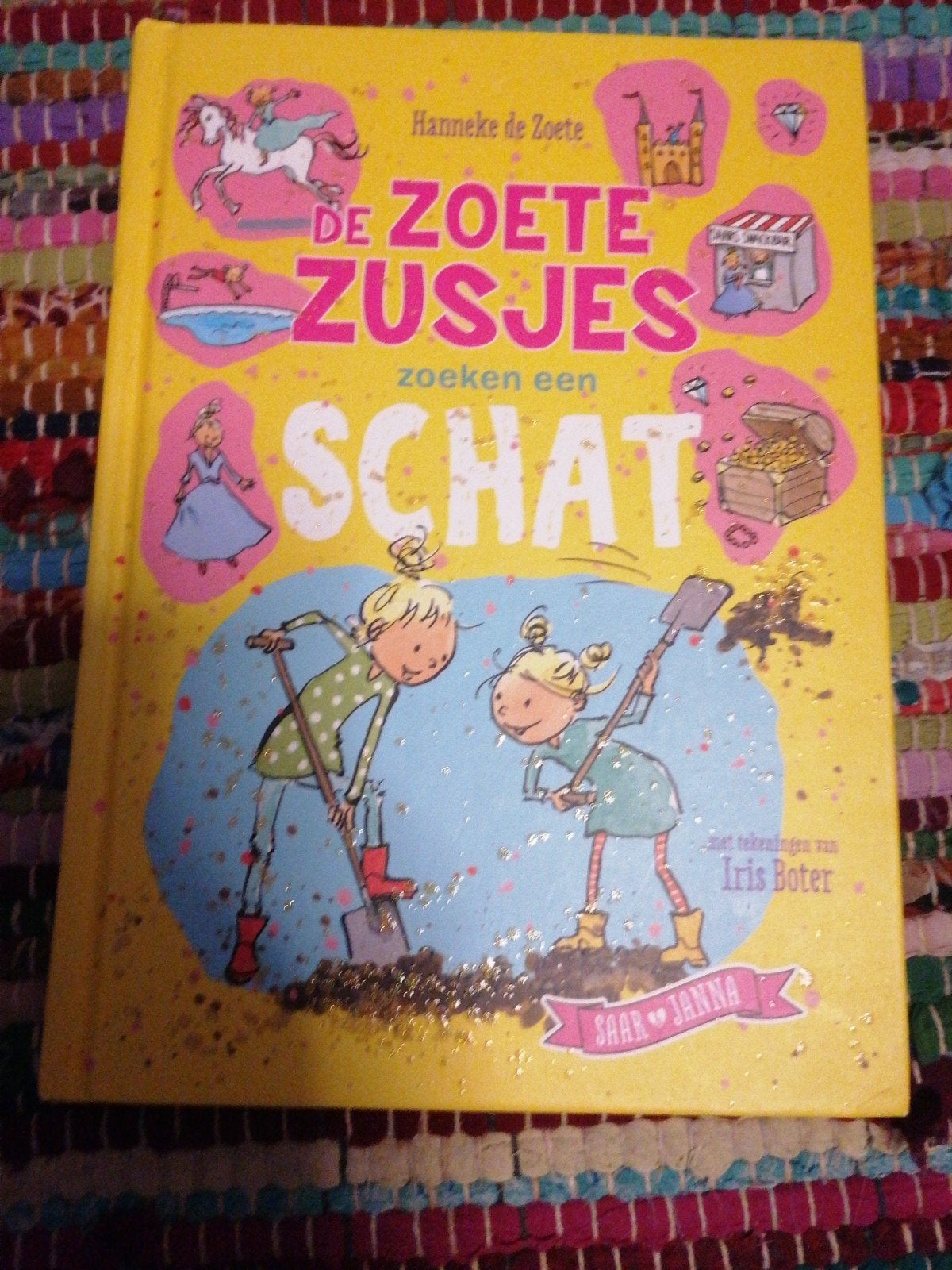 Hanneke de Zoete - De Zoete Zusjes zoeken een schat, Ophalen, Fictie algemeen, Zo goed als nieuw, Hanneke de Zoete