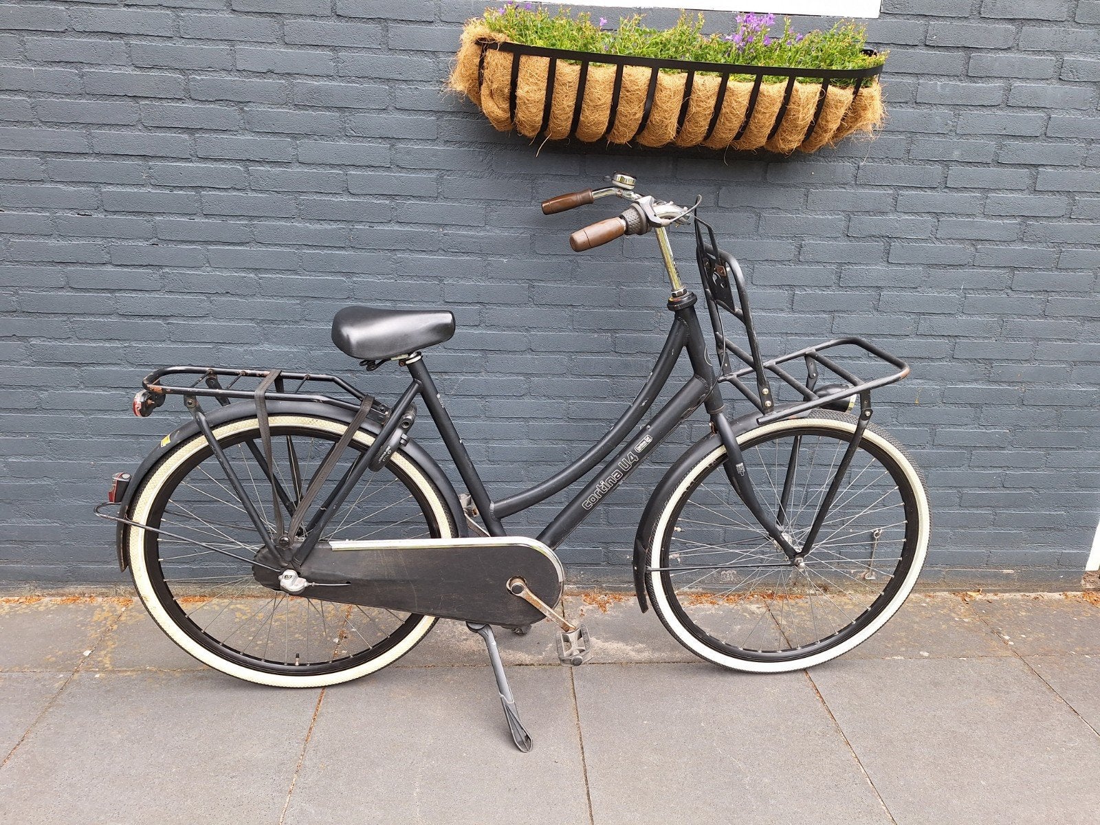 Cortina U4 Transportfiets - Opknapper of voor onderdelen, Fietsen en Brommers, Terugtraprem, Versnellingen, Ophalen, Overige merken