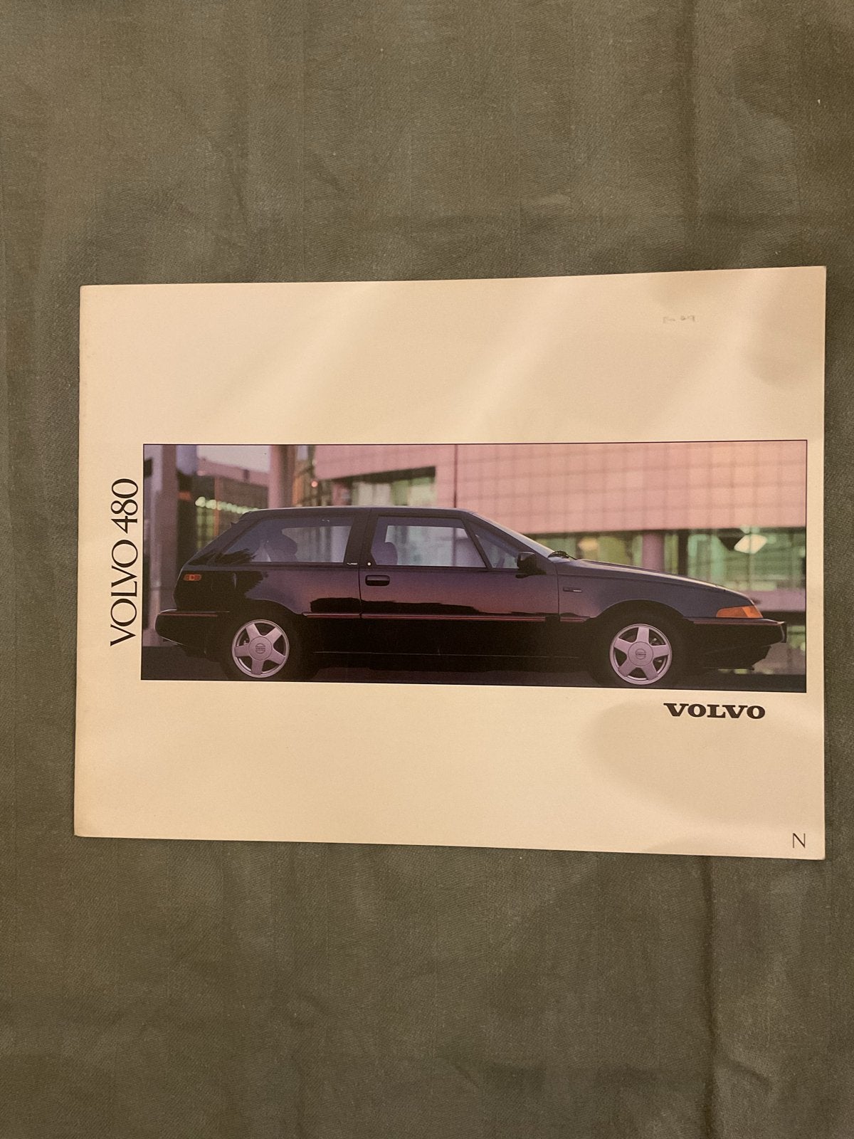Volvo 480 ES brochure in nieuwstaat, Ophalen of Verzenden, Nieuw, Volvo