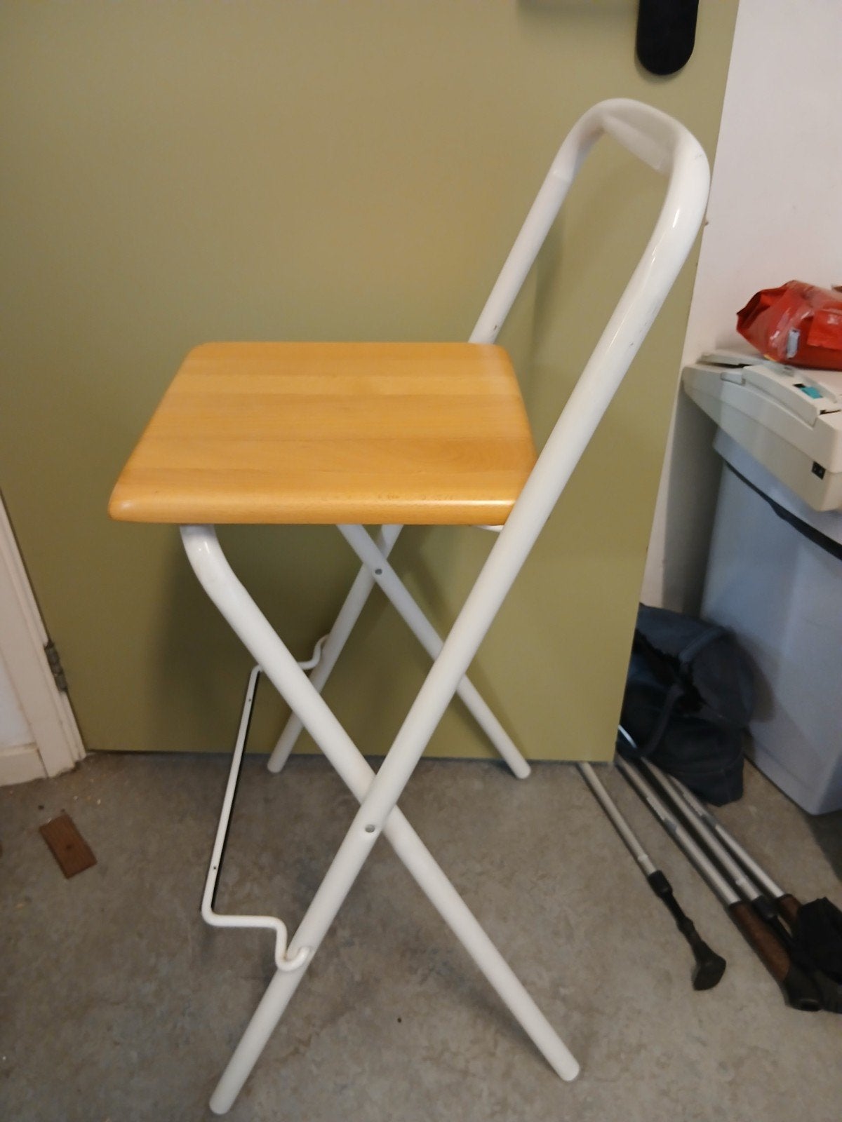 Creazoni Originali,  barkruk Italiaans vintage design, Ophalen, 60 tot 90 cm, Zo goed als nieuw, 1 kruk