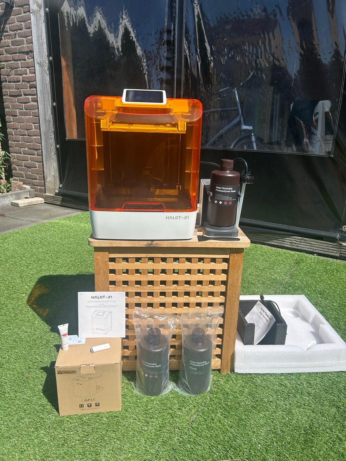 HALOT-X1 3D-printer met Resin/Hars filament, Ingebouwde Wi-Fi, Ophalen of Verzenden, Resin/Hars, Zo goed als nieuw