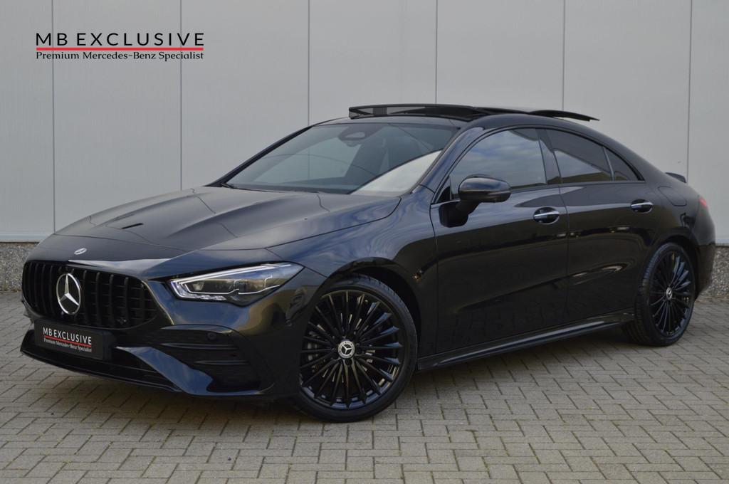 Mercedes-Benz CLA 180 AMG 45s Night Edition1 Facelift 2023, CLA, 136 pk, Gebruikt, Zwart
