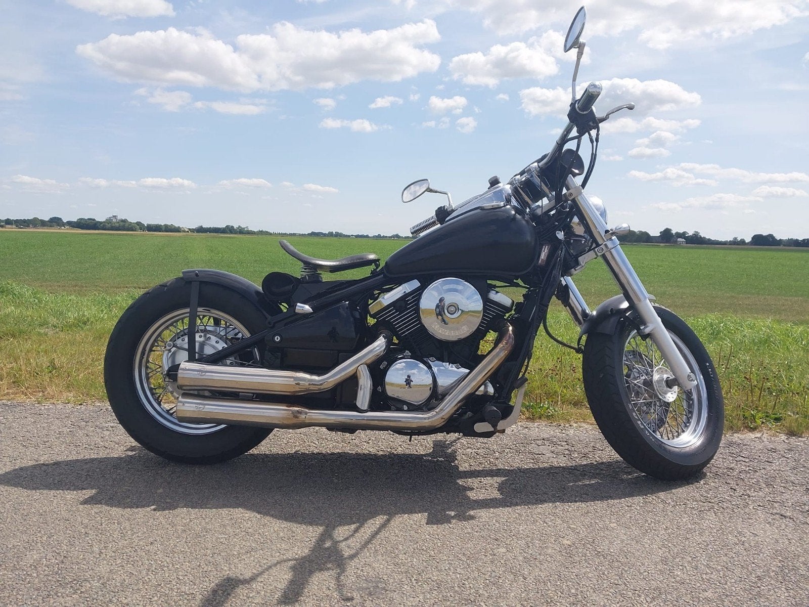 Kawasaki VN800 Bobber - Unieke Custom Motor, Particulier, Chopper