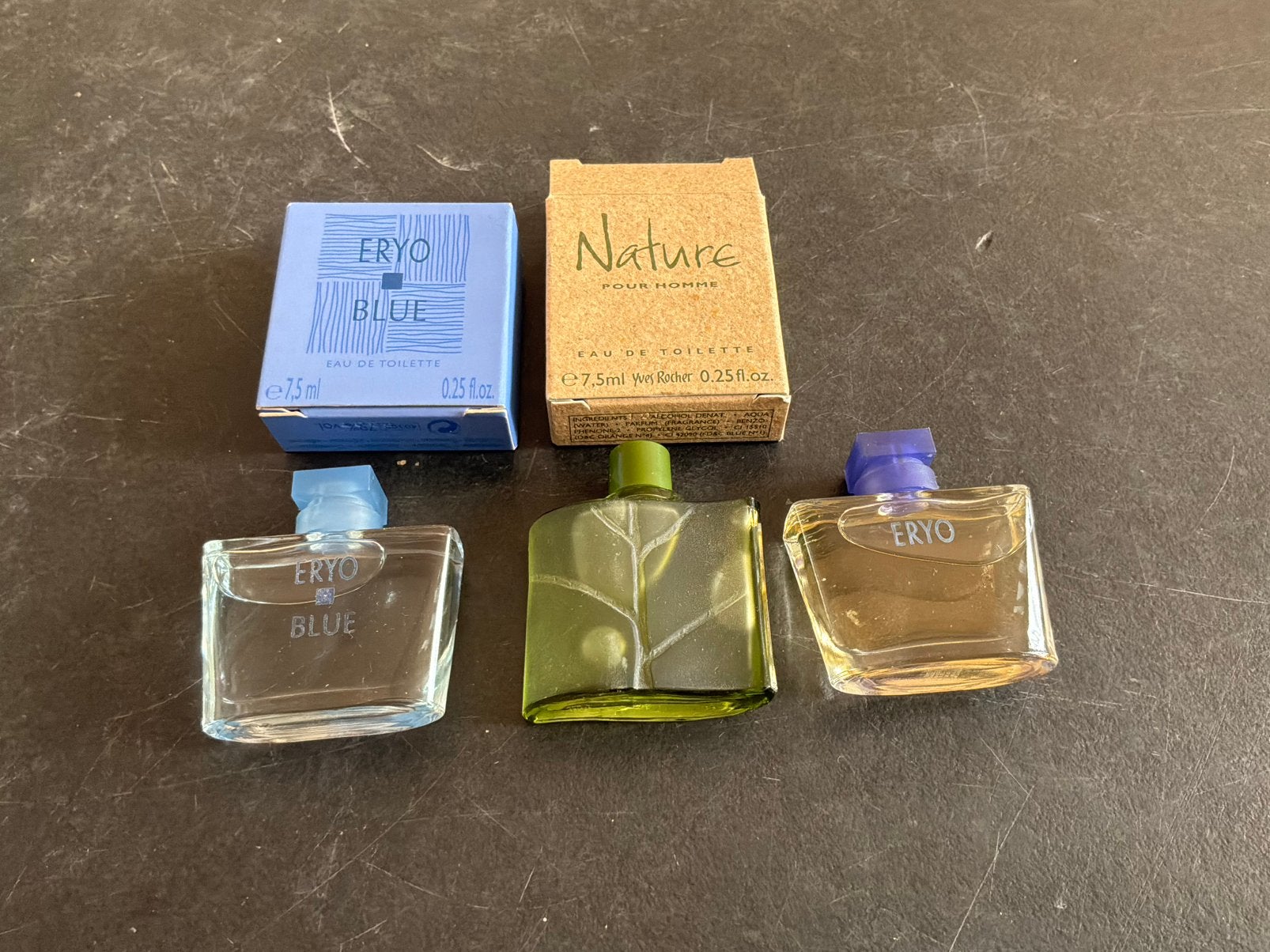 3 heren yves rocher miniaturen, Ophalen of Verzenden