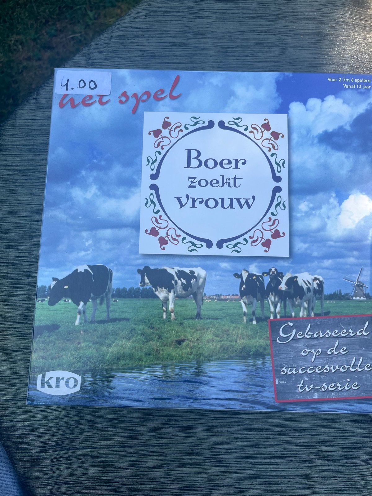 Boer Zoekt Vrouw Het Spel - Gezellig Bordspel, Hobby en Vrije tijd, Drie of vier spelers, Ophalen of Verzenden, Zo goed als nieuw