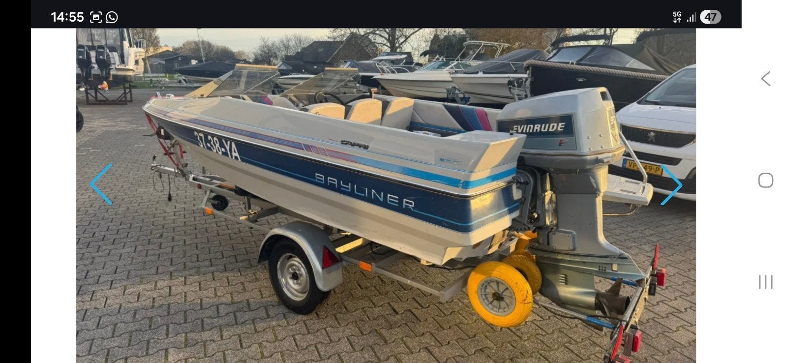 Bayliner 1500 bowrider vaarklaar 90pk, Ophalen, Bayliner