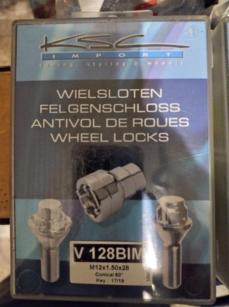 KSC Wielsloten M12x1.50x28 Conisch 60 Sleutel 17/19, Ophalen of Verzenden, Nieuw