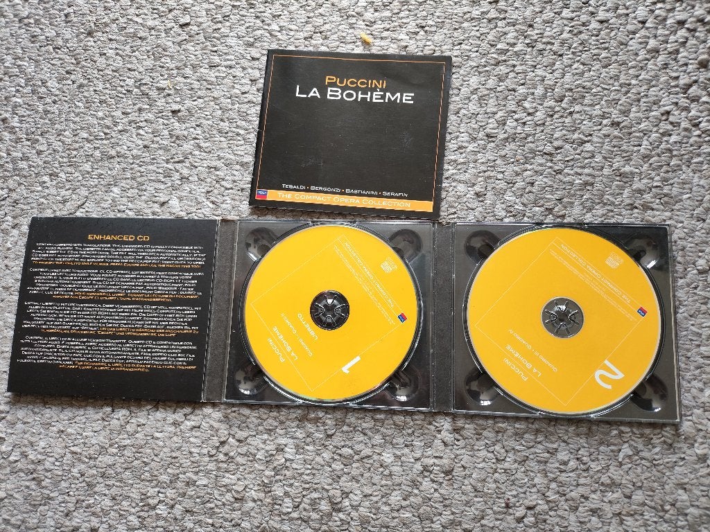 Puccini La Boheme, Ophalen of Verzenden, Classicisme, Zo goed als nieuw, Kamermuziek