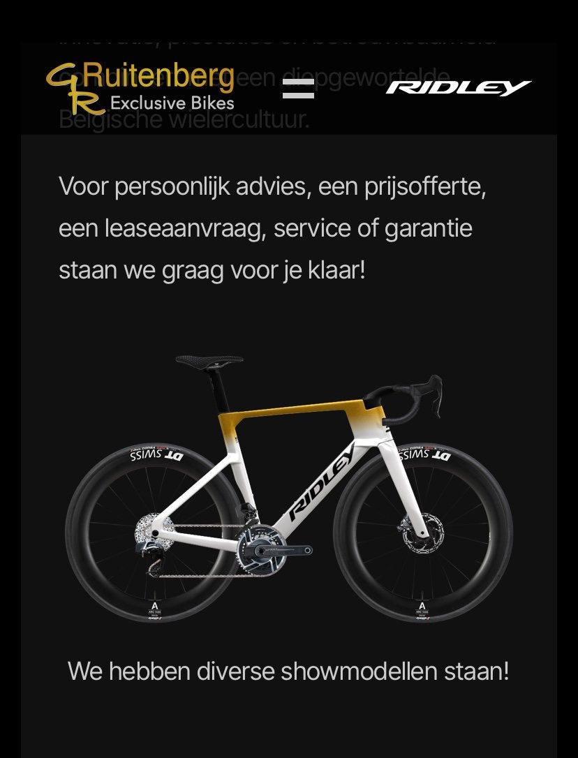 Ridley Noah, Falcn, Astr, Grifn, Kanzo (Leasen mogelijk), 28 inch, Carbon, Heren, Nieuw