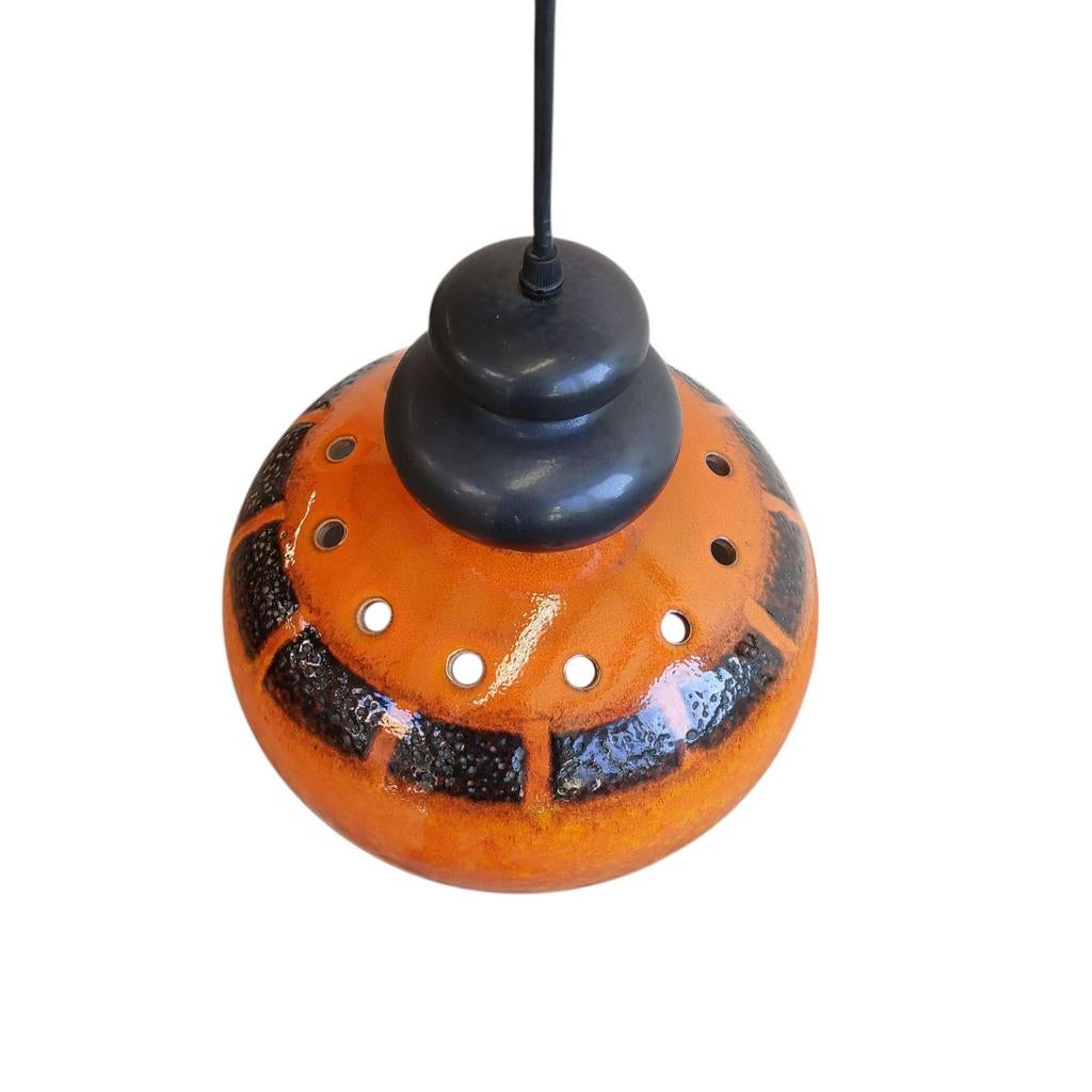 Vintage keramiek hanglamp, Huis en Inrichting, Lampen | Hanglampen, Ophalen, Overige materialen, Gebruikt, Onbekend