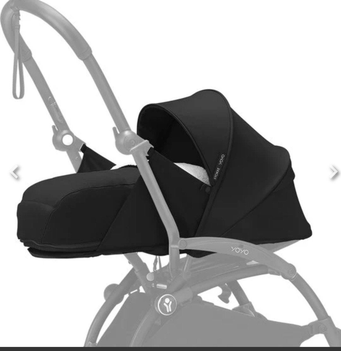 Babyzen YOYO 0+ pack newborn zwart, Ophalen of Verzenden, Zo goed als nieuw, Overige merken