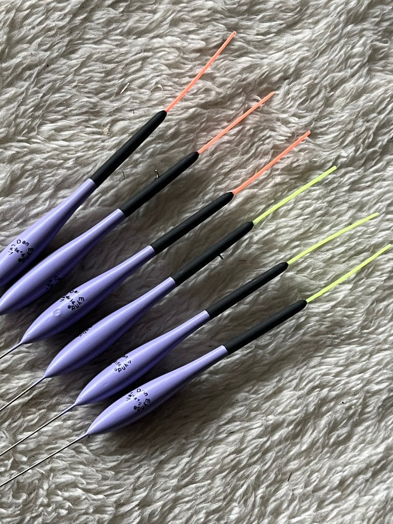 adv 133 / NIEUW set 6 dobbers V D EYNDE 0,40gr, Ophalen of Verzenden, Nieuw, Dobber of Lood