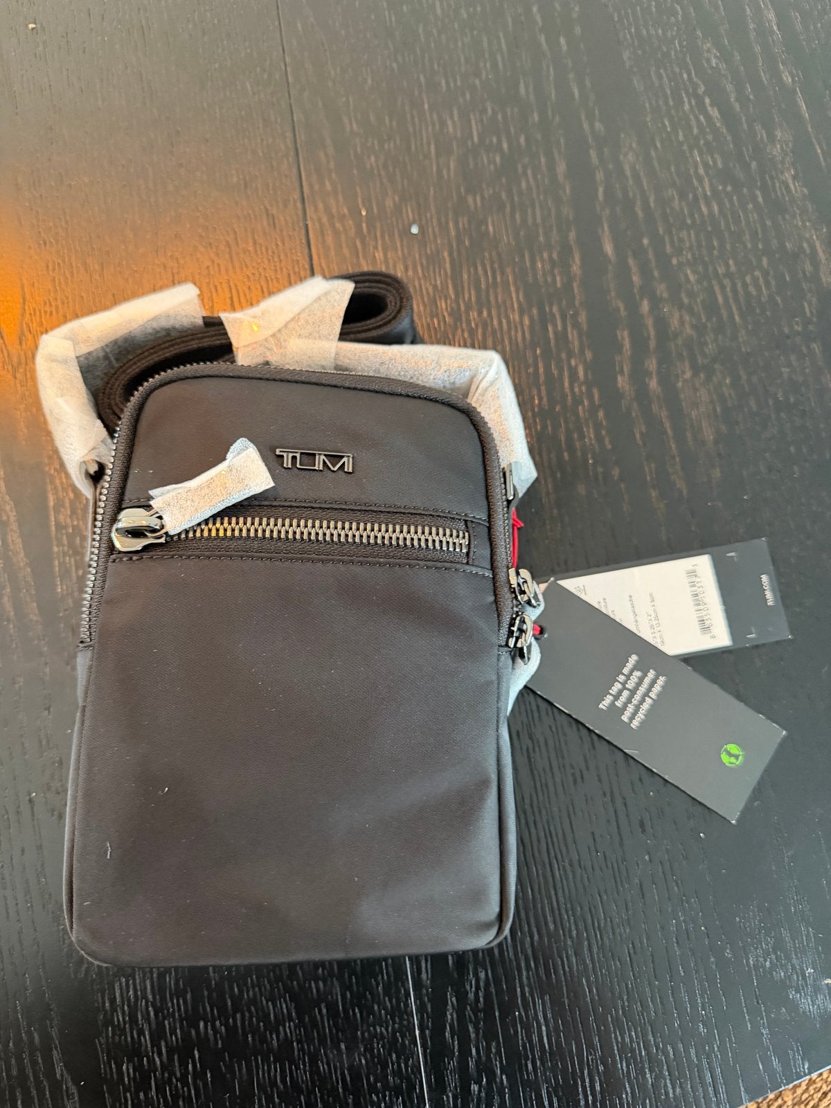 Nieuwe TUMI Voyageur Crossbody Tas - Zwart met labels, Ophalen of Verzenden, Nieuw, Zwart, Schoudertasje