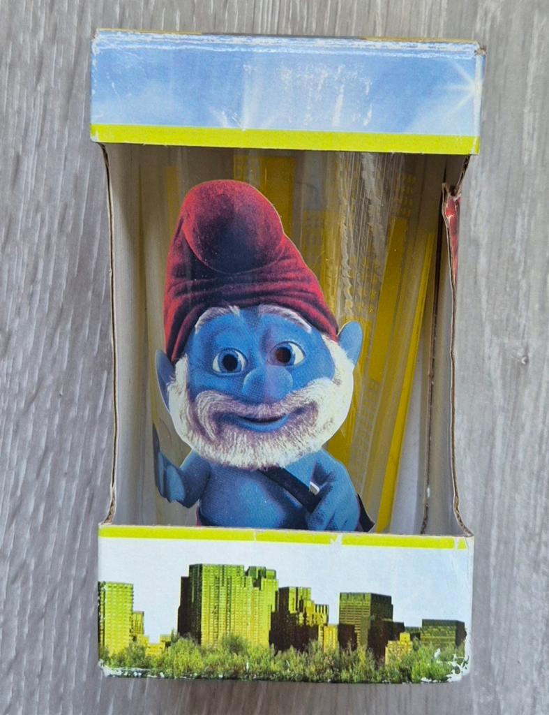Grote Smurf glas, Ophalen of Verzenden, Nieuw