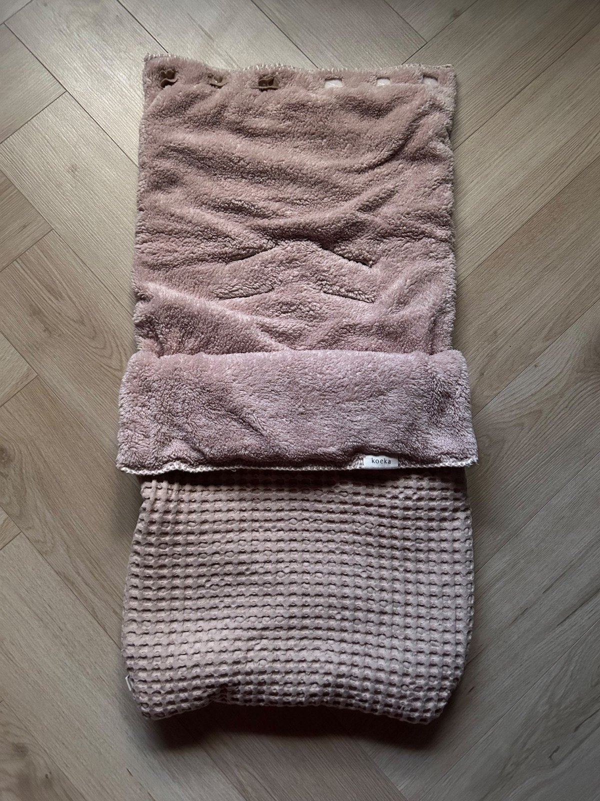 Koeka Voetenzak Wafel/Teddy Roze, Koeka, Ophalen of Verzenden, Zo goed als nieuw, Voetenzak