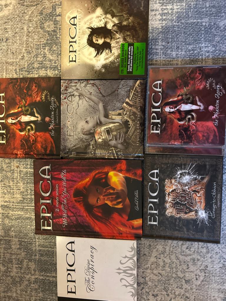 Epica CD Boxset - Limited Editions (7 stuks), Cd's en Dvd's, Ophalen, Zo goed als nieuw, Boxset