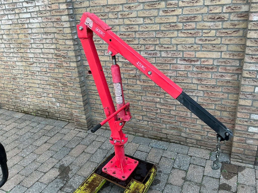 Aanhangerkraan, Ophalen, Gebruikt