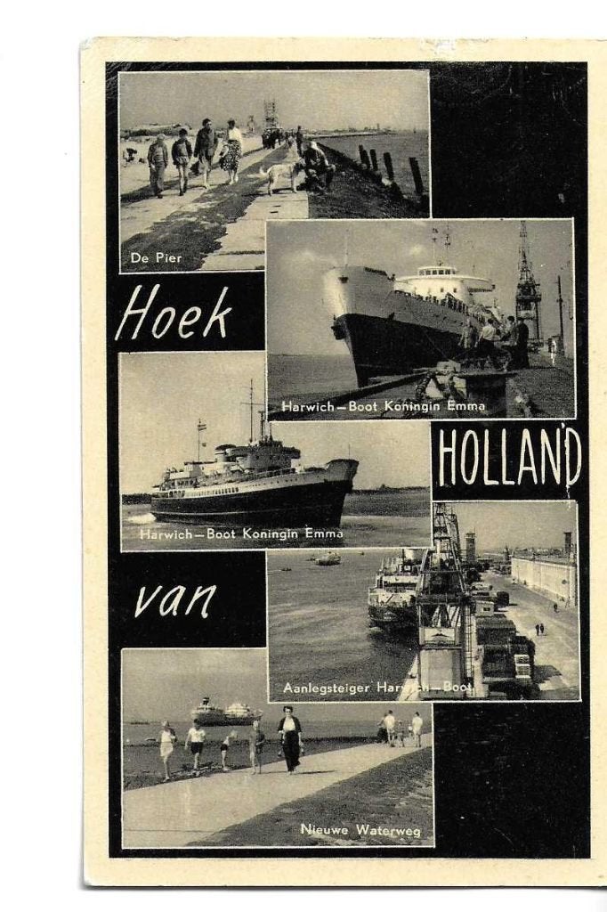 hoek van holland  1962, Verzenden, 1960 tot 1980, Gelopen, Zuid-Holland