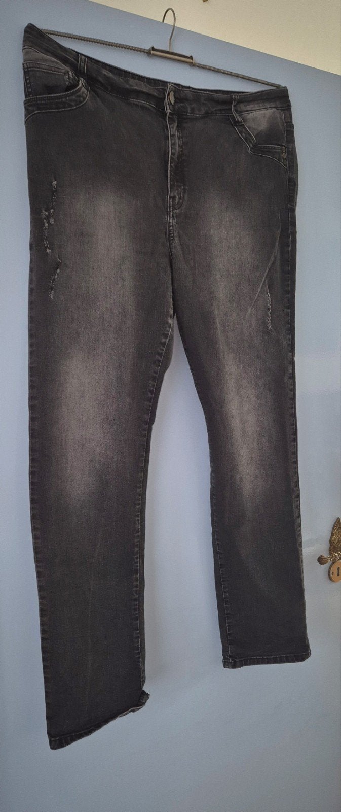 NIEUWE M&S MODE DAMES MERK JEANS MAAT 48, Zwart, Nieuw, Ophalen of Verzenden, Broek of Spijkerbroek