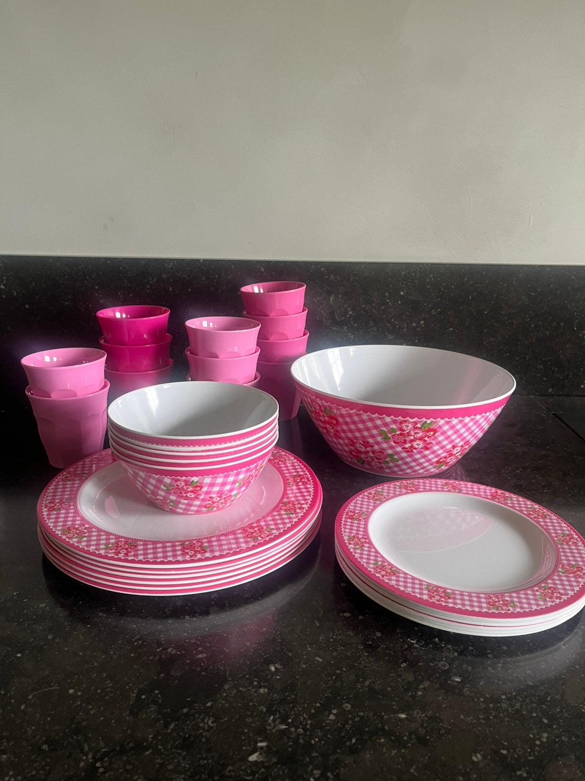 Melamine camping servies Rice 30-delig, Caravans en Kamperen, Ophalen of Verzenden