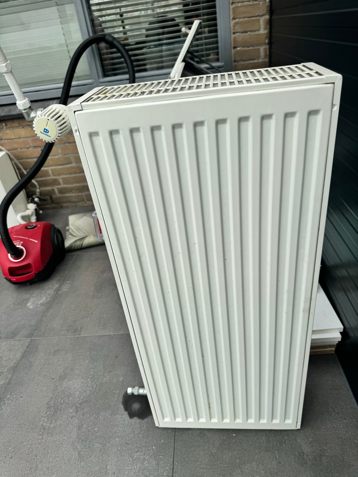 Gebruikte radiator met thermostaatknop, Ophalen, Radiator, Minder dan 60 cm, 80 cm of meer
