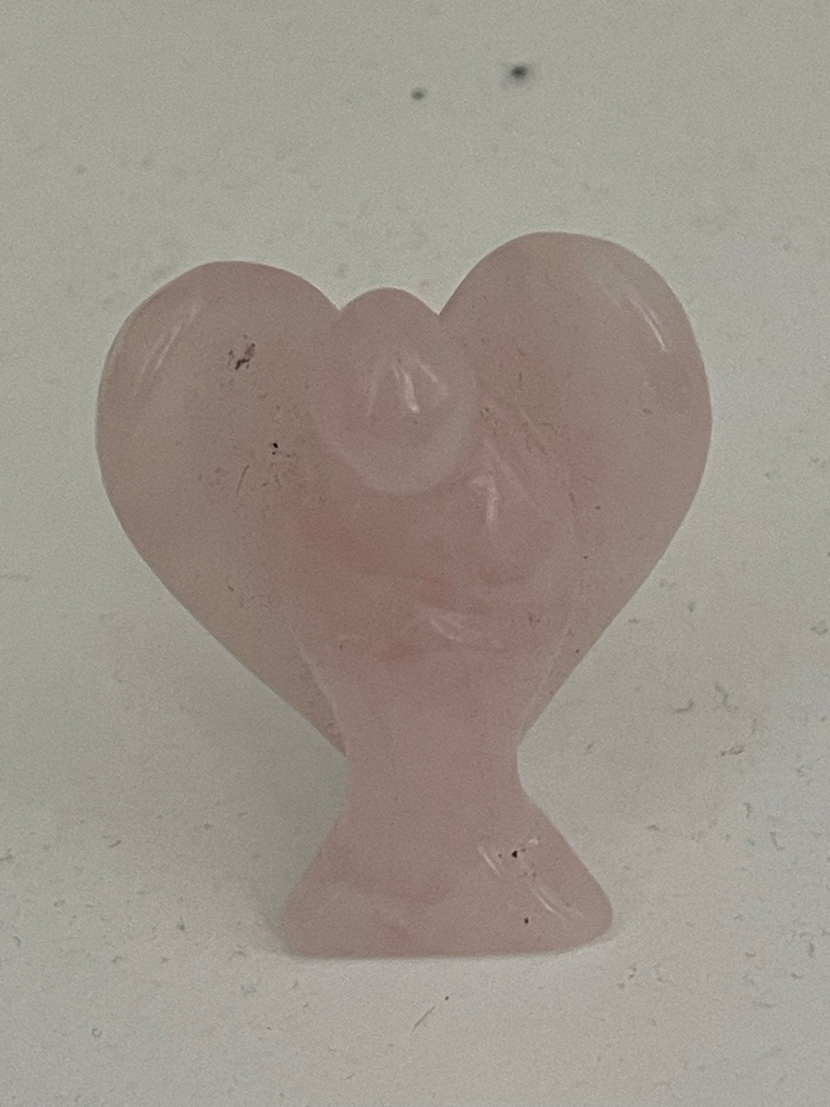 Rozenkwarts Engel Hartje - Liefde en Harmonie, Ophalen of Verzenden, Mineraal