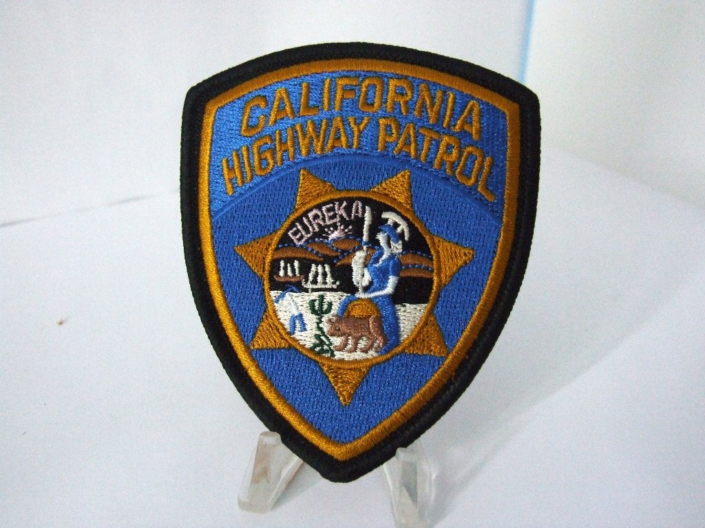 Embleem,Patch,Police,California,Highway,Patrol, Verzenden, Overige soorten, Amerika, Embleem of Badge