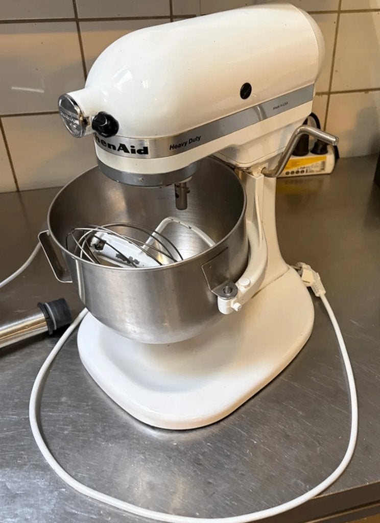 KitchenAid Professional Heavy Duty 6,9L Wit, Witgoed en Apparatuur, Keukenmixers, 4 liter of meer, Ophalen, Gebruikt, 3 snelheden of meer