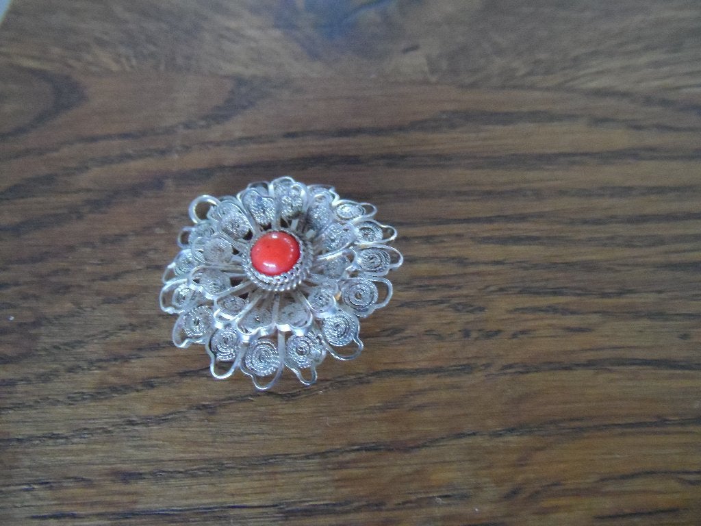 Antieke broche/hanger €7,50., Sieraden, Tassen en Uiterlijk, Antieke sieraden, Ophalen of Verzenden, Overige materialen, Broche