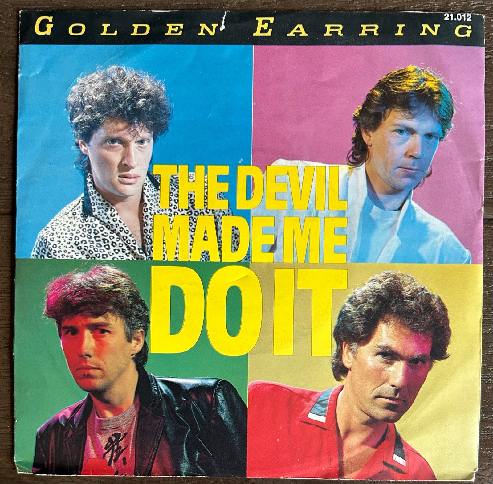 Golden Earring - The Devil Made Me Do It (Single), Gebruikt, Originele persing, 7 inch, Ophalen of Verzenden
