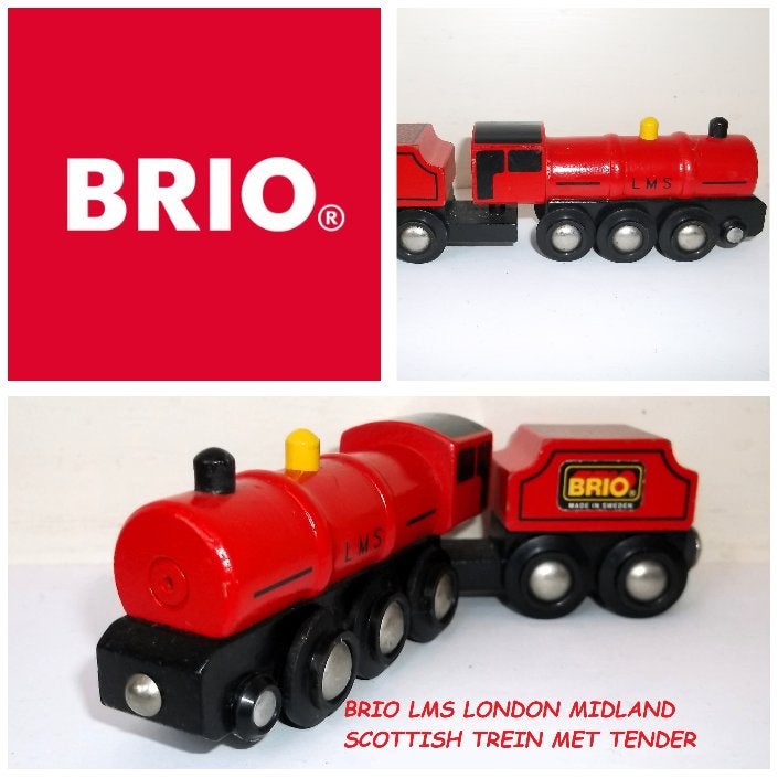 Zeldzaam Vintage Brio LMS London Midland Scottish Trein 1994, Ophalen of Verzenden, Gebruikt