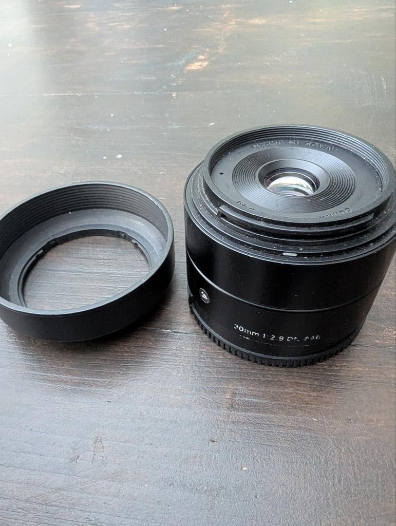 Sigma 30mm f/2.8 DN Art, Compact, Ophalen of Verzenden, Zo goed als nieuw, Sony
