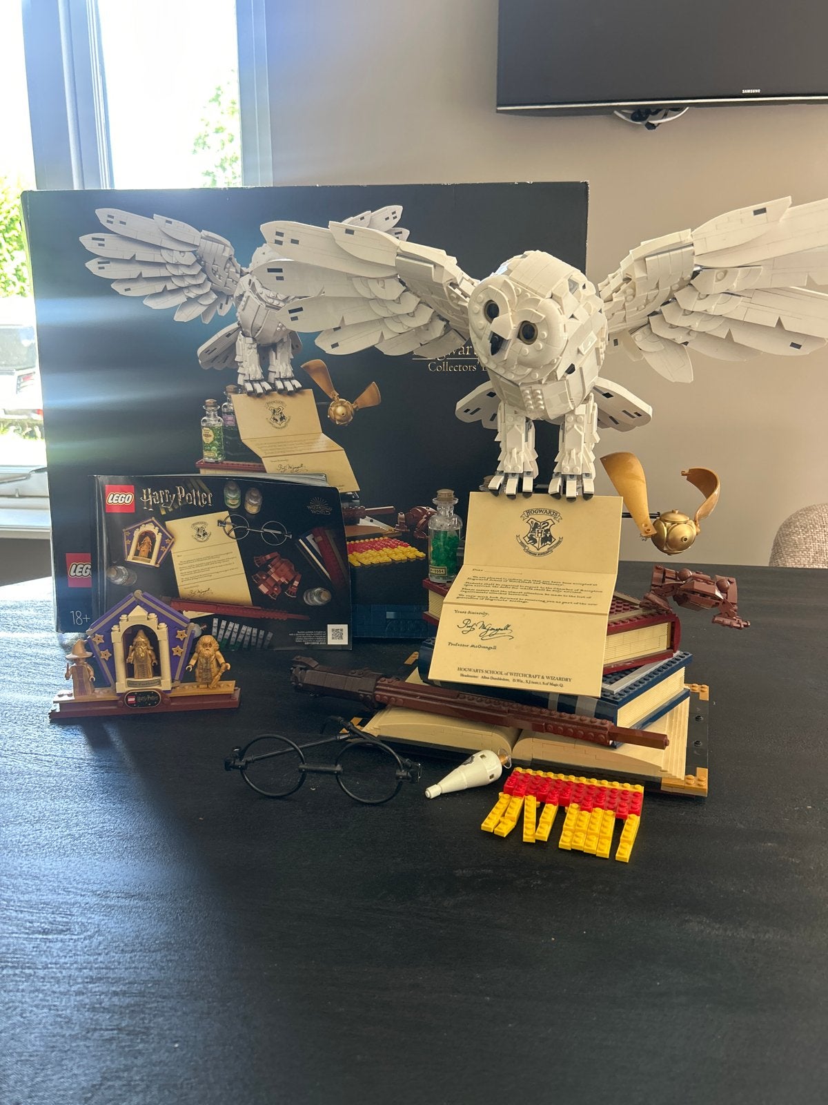 Lego Hogwarts icons collectors edition lego uil, Ophalen, Zo goed als nieuw, Overige merken